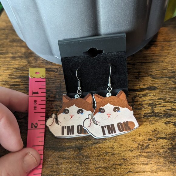 Host Pick! 🟣 3 for 15 🟣 Meme Earrings | Acrylic Earrings | - Picture 2 of 2